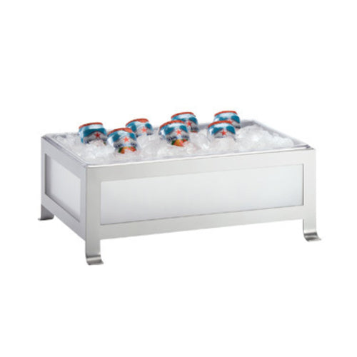 Cal-Mil 1582-12-33 Rectangular Ice Housing - 21"L x 12"W x 8 1/4"H, Plastic, Clear-cityfoodequipment.com