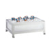Cal-Mil 1582-12-33 Rectangular Ice Housing - 21"L x 12"W x 8 1/4"H, Plastic, Clear-cityfoodequipment.com