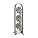 Cal-Mil 1583-13 3 Tier Cylinder Display, 8 3/4 x 8 1/2 x 21", Black-cityfoodequipment.com