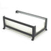 Cal-Mil 1588-33 Soho Napkin Holder for 4" x 8" Napkins - Black Frame w/ Faux Glass-cityfoodequipment.com