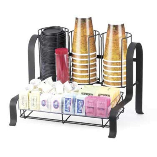 Cal-Mil 1594-13 Cup & Lid Organizer, (5) Compartment, All Cup Types-cityfoodequipment.com