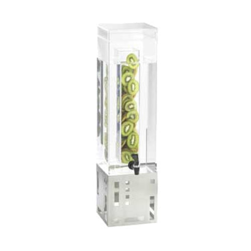 Cal-Mil 1602-3INF-55 3 gal Beverage Dispenser w/ Infuser - Plastic Container, Stainless Base-cityfoodequipment.com