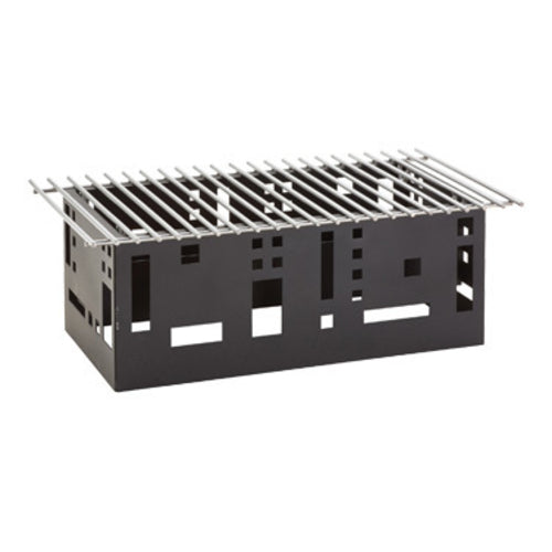 Cal-Mil 1612-22-13 Chafer Grill w/ Fuel Holder - 22" x 12", Metal, Black-cityfoodequipment.com