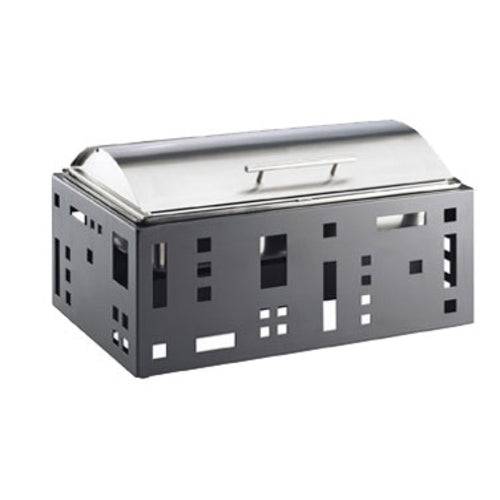 Cal-Mil 1613-13 Full Size Chafer w/ Hinged Lid & Chafing Fuel Heat-cityfoodequipment.com
