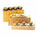 Cal-Mil 166-3-60 Bamboo Rectangular Display Riser, 20 x 7 x 3" High-cityfoodequipment.com