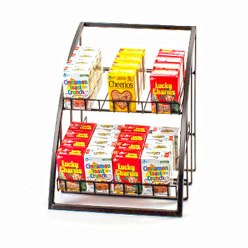 Cal-Mil 1702-13 Merchandiser w/ Wire Shelves, 13 1/2 x 15 x 16 1/2", Black-cityfoodequipment.com