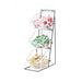Cal-Mil 1709 Condiment Organizer w/ (3) Bins - Black-cityfoodequipment.com