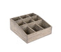 Cal-Mil 1714-110 Condiment Organizer w/ (9) Bins - Gray-cityfoodequipment.com