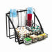 Cal-Mil 1715-13 Wire Beverage Service, 15 x 14 x 12", Black-cityfoodequipment.com