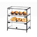 Cal-Mil 1735-1318 3 Door Elite Display Case w/ (3) 13 x 18" Trays & Acrylic Body-cityfoodequipment.com