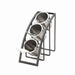 Cal-Mil 1747-3-13 3 Tier Mission Style Frame for Crock & Cylinder, 13" H, Black-cityfoodequipment.com