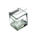 Cal-Mil 1807 Solid Lid w/ Metal Hinge for 4 x 4" Glass Jars-cityfoodequipment.com