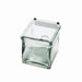 Cal-Mil 1807-N Notched Lid w/ Metal Hinge for 4 x 4" Glass Jars-cityfoodequipment.com