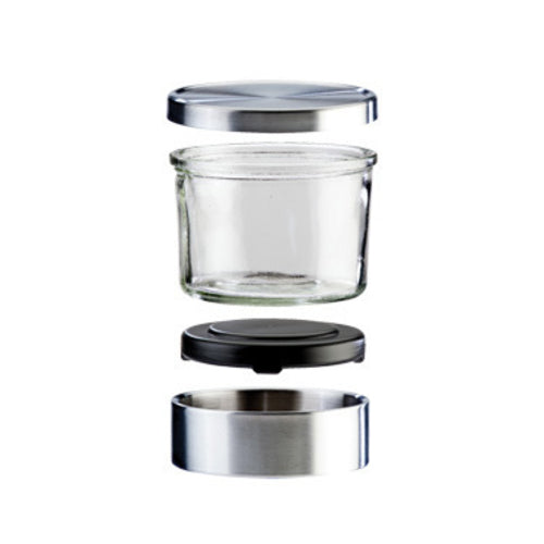 Cal-Mil 1851-5 32 oz Mixology Jar - Lid, Stainless Steel-cityfoodequipment.com