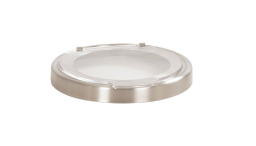 Cal-Mil 1852-4 4 1/4" Round Hinged Lid for 1851-4 Jar - Stainless Steel-cityfoodequipment.com