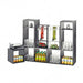 Cal-Mil 1933-96 Display Riser Unit w/ Removable Small Shelf - 38"W x 12"D x 24"H, Midnight Bamboo-cityfoodequipment.com