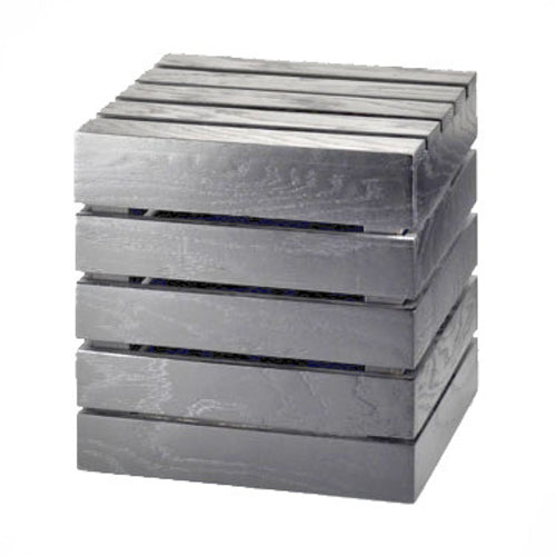 Cal-Mil 1944-12-96 12" Square Display Riser Crate - 12"H, Midnight Bamboo-cityfoodequipment.com