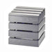 Cal-Mil 1944-9-96 9" Square Display Riser Crate - 9"H, Midnight Bamboo-cityfoodequipment.com