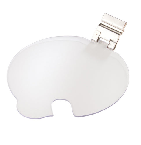 Cal-Mil 1950-16LIDN 4" Round Notched Lid for 16 oz Melamine Jar - Polycarbonate, Clear-cityfoodequipment.com