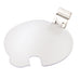 Cal-Mil 1950-16LIDN 4" Round Notched Lid for 16 oz Melamine Jar - Polycarbonate, Clear-cityfoodequipment.com