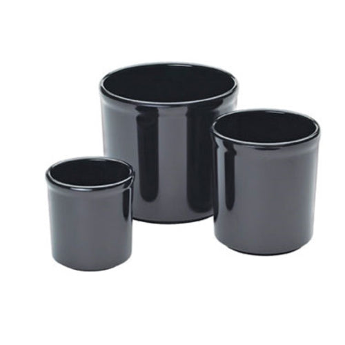 Cal-Mil 1950-32-13 32 oz Melamine Crock, Black-cityfoodequipment.com