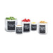 Cal-Mil 1950-64-15C 2 qt. White Melamine Write-On Round Crock-cityfoodequipment.com