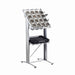 Cal-Mil 2002-74 Flatware and Tray Display Only - 20 3/4" x 24" x 50 1/4", Freestanding, Silver-cityfoodequipment.com