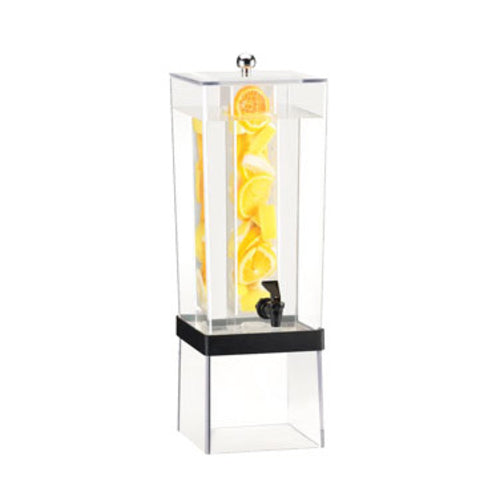 Cal-Mil 2016INF-13 3 gal Beverage Dispenser w/ Infuser - Plastic Container, Clear/Black Base-cityfoodequipment.com