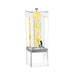 Cal-Mil 2016INF-74 3 gal Beverage Dispenser w/ Infuser - Plastic Container, Clear/Silver Base-cityfoodequipment.com