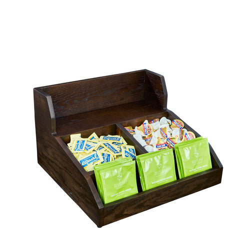 Cal-Mil 2019-112 Condiment Station w/ (3) Bin - Gray Wash-cityfoodequipment.com