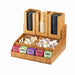 Cal-Mil 2019-60 Multi-Bin Condiment Station- Bamboo-cityfoodequipment.com