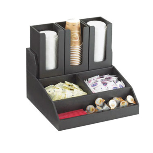 Cal-Mil 2019-96 Multi-Bin Condiment Station - Midnight-cityfoodequipment.com