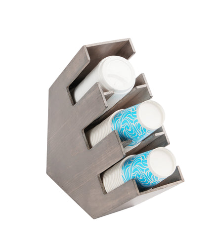 Cal-Mil 2048-3-110 Cup & Lid Organizer, (3) Compartment, All Cup Types-cityfoodequipment.com