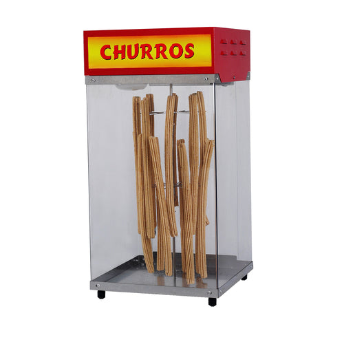 Gold Medal 2049 Hanging Churros Display, Lighted Cabinet-cityfoodequipment.com