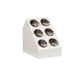 Cal-Mil 2049-15 6 Cylinder Classic Cylinder Display Only - White-cityfoodequipment.com