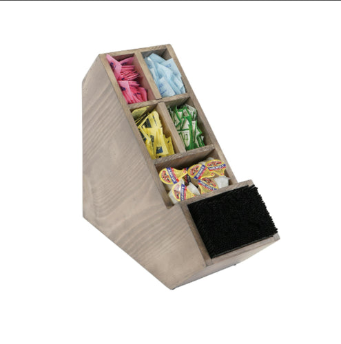 Cal-Mil 2052-110 Condiment Organizer w/ (6) Bins - Gray-cityfoodequipment.com