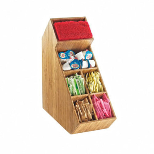 Cal-Mil 2052-60 Condiment Organizer w/ (6) Bins - Brown-cityfoodequipment.com