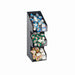 Cal-Mil 2053 Condiment Organizer w/ (3) Bins - Black-cityfoodequipment.com