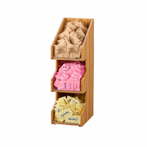 Cal-Mil 2053-60 Condiment Organizer w/ (3) Bins - Brown-cityfoodequipment.com