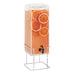 Cal-Mil 22002-3INF-46 3 gal Beverage Dispenser w/ Infuser - Plastic Container, Brass Base-cityfoodequipment.com