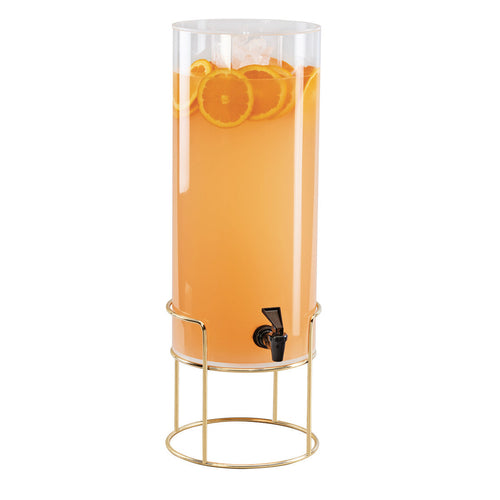 Cal-Mil 22005-3INF-49 3 gal Beverage Dispenser w/ Infuser - Plastic Container, Chrome Base-cityfoodequipment.com