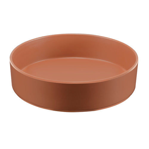 Cal-Mil 22013-10-109 72 oz Round Melamine Hudson Bowl, Terra Cotta-cityfoodequipment.com