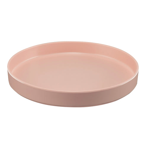 Cal-Mil 22017-12-108 12" Round Melamine Hudson Plate, Blush-cityfoodequipment.com