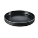 Cal-Mil 22017-12-13 12" Round Melamine Hudson Plate, Black-cityfoodequipment.com