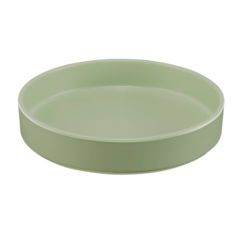 Cal-Mil 22017-8-107 8 1/4" Round Melamine Hudson Plate, Matcha-cityfoodequipment.com