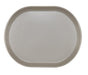 Cal-Mil 22018-102 Oval Melamine Platter - 14" x 11 1/4", Ash-cityfoodequipment.com