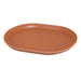 Cal-Mil 22018-109 14" x 11 1/4" Oval Hudson Platter - Melamine, Terra Cotta-cityfoodequipment.com