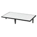 Cal-Mil 22024-1-13 Rectangular Monterey Riser - 21"L x 12 1/4"W x 4 3/4"H, Plastic/Steel, Black/White-cityfoodequipment.com