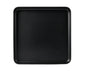 Cal-Mil 22025-11-13 11" Square Melamine Plate, Black-cityfoodequipment.com