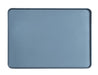 Cal-Mil 22025-1813-111 Rectangular Melamine Dinner Plate - 18" x 13", Stone Blue-cityfoodequipment.com